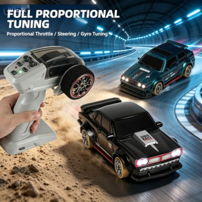 Rc Hobby Grade Drift Car - Auto RC Drift 4WD 1:63 con