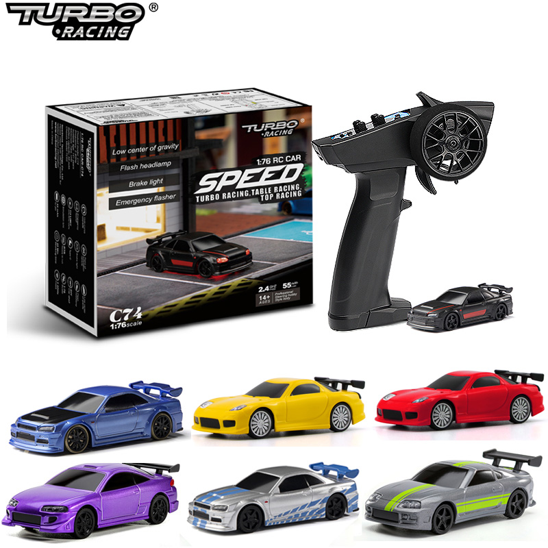 Rc Hobby Grade Drift Car - Turbo Racing 1:76 C64 C73 C72