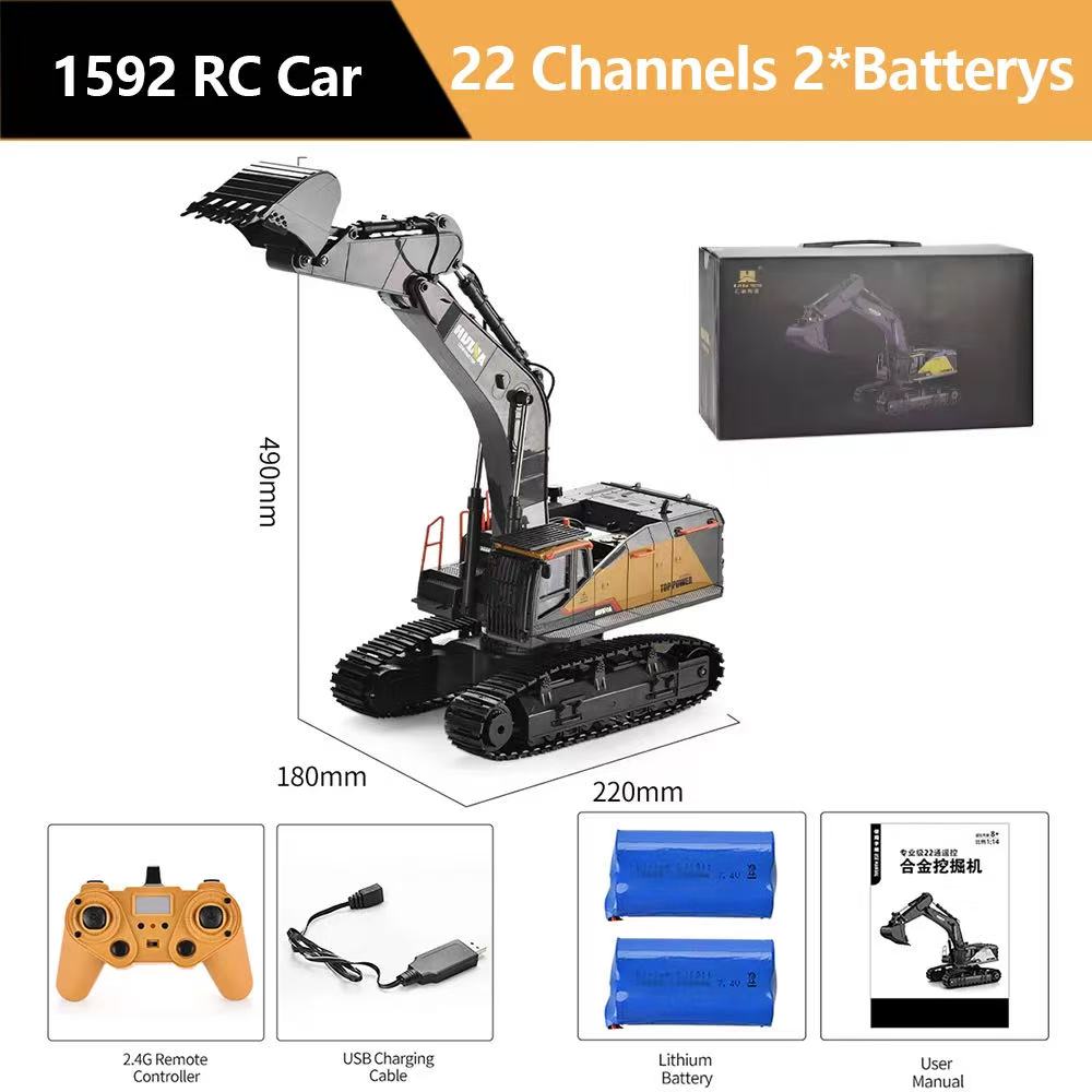 HUINA 1592 Modellino di Tratto - Rc Excavator Hydraulic recensione e prezzo