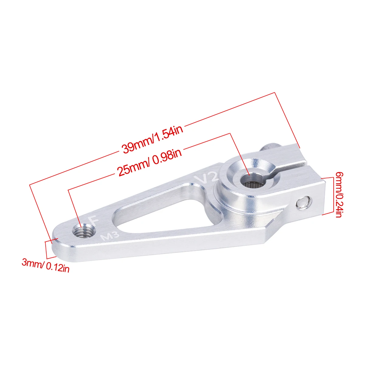 39mm M3 7075 Alluminio 25T Ser - Rc Hobby Factory recensione e prezzo