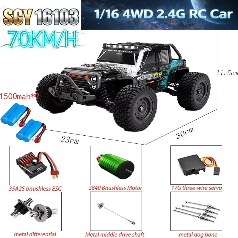 MJX 1/16 2.4G 4WD Monster Truc - Rc Hobby Line recensione e prezzo